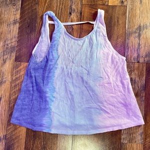 Hollister tie-dye tank💙🤍